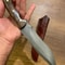 Hunting Knife 1075 Carbon Steel Heavy Duty Full Tang Survival Knife Walnut Wood Handle 6