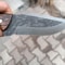 Hunting Knife 1075 Carbon Steel Full Tang Heavy Duty Outdoor Knife Walnut Wood Handle 3