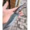 Hunting Knife 1075 Carbon Steel Full Tang Heavy Duty Outdoor Knife Walnut Wood Handle 7