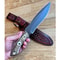 Handmade 1075 Carbon Steel Hunting Knife Stag Horn Outdoor Survival Blade 9