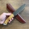 Handmade 1075 Carbon Steel Hunting Knife Silverberry Wood Survival Blade 9