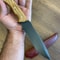 Handmade 1075 Carbon Steel Hunting Knife Silverberry Wood Survival Blade 7