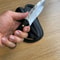 Hunting Knife 1075 Carbon Steel Compact Handle Blacksmith Made Camping Survival Knife 5