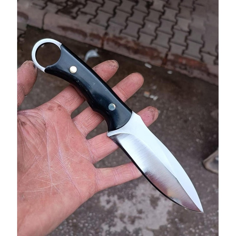 Handmade 1075 Steel Hunting Knife Compact Outdoor Camping Blade Wedding GIFT Hunter GIFT 8