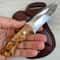 Outdoor Utility Knife Blacksmith Made 1075 Steel Camping Blade 9