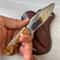 Outdoor Utility Knife Blacksmith Made 1075 Steel Camping Blade 2
