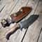 Rugged Bushcraft Cleaver Knife Stonewashed Sleipner Steel Chopper Blade 3