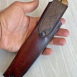 premium full tang woodworking knife with n690 steel & silverberry handle | wedding gift