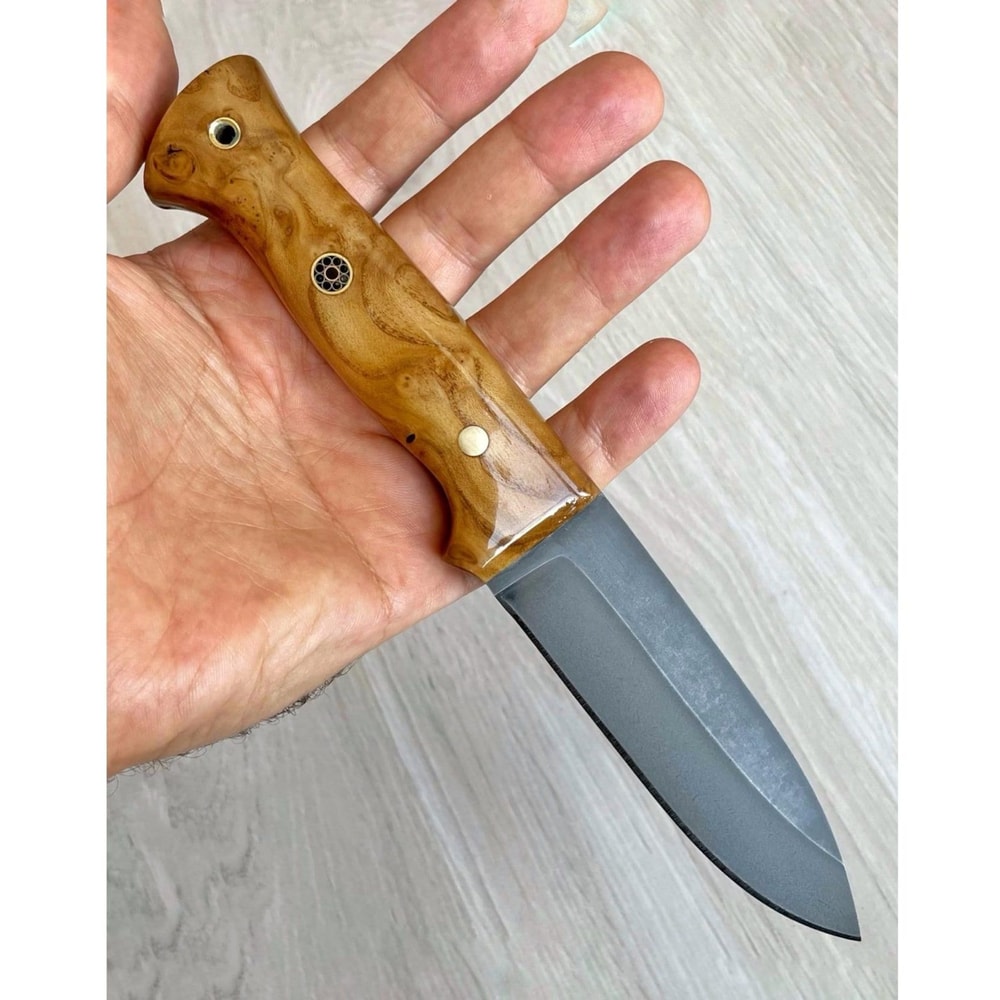 Premium Full Tang Woodworking Knife With N690 Steel Silverberry Handle Wedding GIFT 9