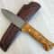 Premium Full Tang Woodworking Knife With N690 Steel Silverberry Handle Wedding GIFT 7