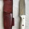 Handmade Wood Carving Knife N690 Steel Bushcraft Knife With Silverberry Grip 3
