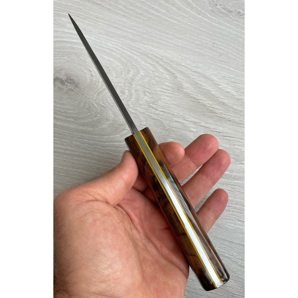 Classic Bowie Knife With Walnut Wood Handle For Camping Bushcraft 5
