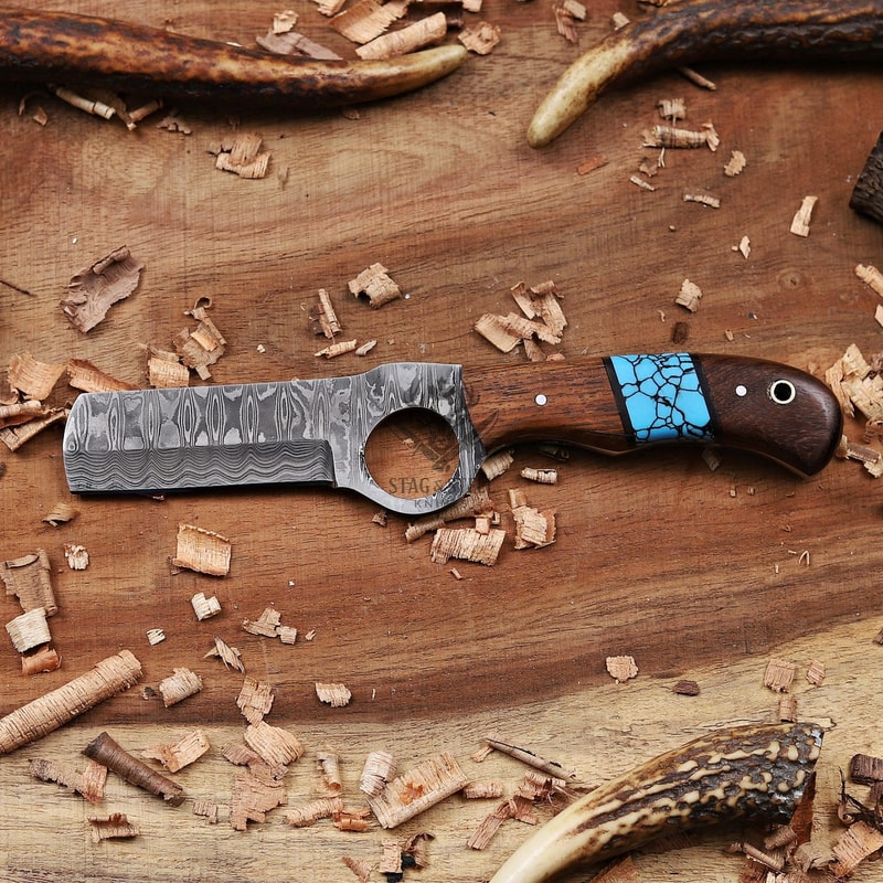 Handcrafted Damascus EDC Knife Personalized Collector Pocket Blade 4