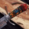 Luxury Copper Damascus Bowie Knife Custom Guard Resin Handle Full Tang Knife 1