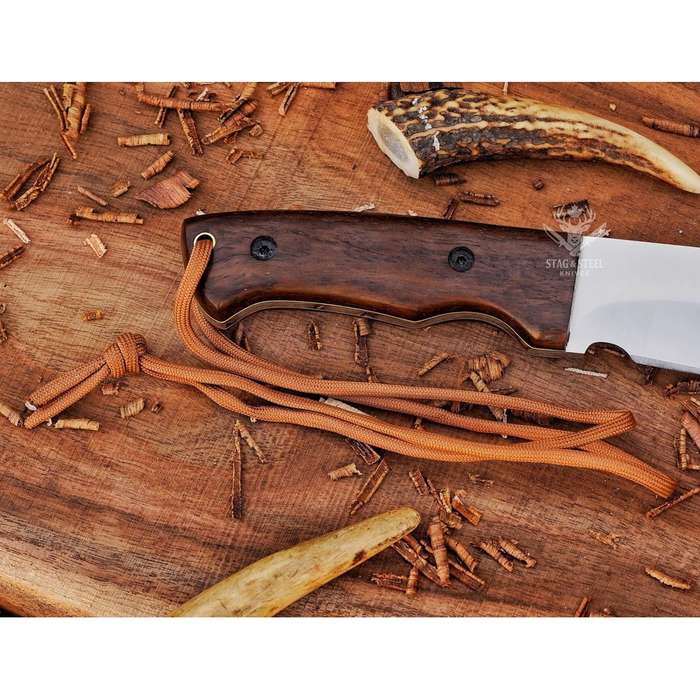 Handmade Machete Knife With Leather Sheath Full Tang Outdoor Survival Blade 2
