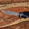Handmade Damascus Bowie Knife Stainless Steel Blade Micarta Handle 2