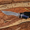 Handmade Damascus Bowie Knife Stainless Steel Blade Micarta Handle 2