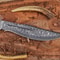 Handmade Damascus Bowie Knife Hunting Collectible Gift Knife 2
