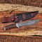 Handmade Damascus Bowie Knife Hunting Collectible Gift Knife 0