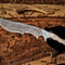 Handmade Damascus Bowie Knife 8 Inch Hunting Blade With Micarta Or Walnut Handle 2