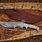 Handmade Damascus Bowie Knife 8 Inch Hunting Blade With Micarta Or Walnut Handle 0