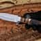 Handmade D2 Steel Hunting Knife Rosewood Stag Horn Camel Bone Handle 3