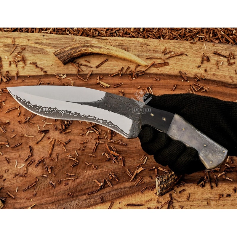 Handmade D2 Steel Outdoor Knife For Camping Survival 0