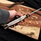 Copper Damascus Bowie Knife Full Tang With Stag Handle Handmade Hunting Knife 2