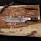 Copper Damascus Bowie Knife Full Tang With Stag Handle Handmade Hunting Knife 4