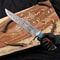 Copper Damascus Bowie Knife With Turquoise Resin Handle Handmade Hunting Blade 5