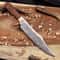 Cu Mai Damascus Bowie Knife Full Tang With Ironwood Handle Handmade Hunting Knife 5