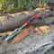 Handcrafted Ash Wood Spear 36 Inch With Engraved Steel Tip Leather Wrap 5