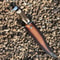 Handmade High Carbon Steel Bowie Knife 18 With 12 Blade Leather Sheath 2
