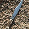 Handmade High Carbon Steel Bowie Knife 18 With 12 Blade Leather Sheath 4