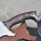 Handmade High Carbon Steel Khopesh Sword With Rosewood Handle Leather Sheath 1