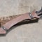 Handmade High Carbon Steel Khopesh Sword With Rosewood Handle Leather Sheath 4