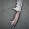 Handmade High Carbon Steel Machete With Rosewood Handle Silver Pins Leather Sheath 3