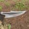 Handmade High Carbon Steel Spear 35 With Rosewood Handle Silver Accents Leather Sheath 3
