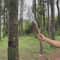 Handmade High Carbon Steel Spear 35 With Rosewood Handle Silver Accents Leather Sheath 1