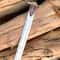 Handmade High Carbon Steel Sword 34 With Rosewood Handle Brass Accents Leather Sheath 1