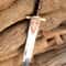 Handmade High Carbon Steel Sword 34 With Rosewood Handle Brass Accents Leather Sheath 5