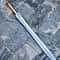 Handmade High Carbon Steel Sword 36 With Brass Handle Leather Sheath Display Piece 0