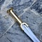 Handmade High Carbon Steel Sword 36 With Brass Handle Leather Sheath Display Piece 2