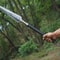Handmade High Carbon Steel Viking Spear 35 With Leather Handle Silver Clip 4