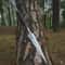 Handmade High Carbon Steel Viking Spear 35 With Leather Handle Silver Clip 5