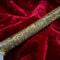 Handmade Viking Short Spear With Engraved Brass Leather Collectible Design 3
