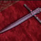 Handmade Steel Fantasy Sword Medieval Warrior Blade With Leather Sheath Cosplay Prop 4