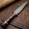 Premium Damascus Steel Bushcraft Hunting Knife Handmade Camping Blade 0