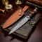 Premium Damascus Steel Bushcraft Hunting Knife Handmade Camping Blade 2