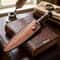 Premium Damascus Steel Bushcraft Hunting Knife Handmade Camping Blade 3
